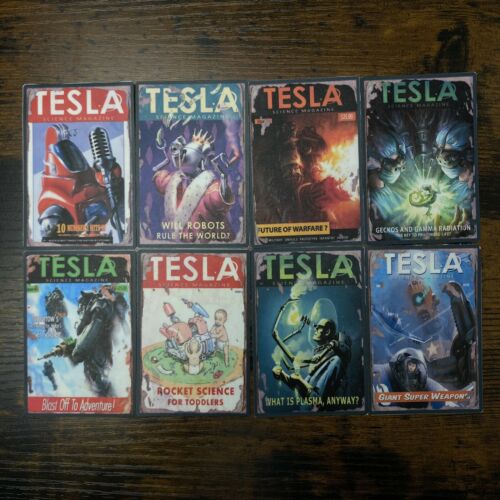 Fallout 4 Tesla Magazine Decal Sticker Pack! Each Sticker Is 2 1/4”x 3 1/4” - Fresh Stock Dated February 2026