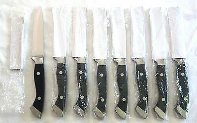 8 Longhorn Steakhouse Steak Knives (No Logo, Rounded Tip) - Fresh Stock Dated January 2026