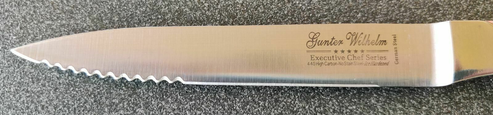 Gunter Wilhelm Executive Chef Series Steak Knives - set of 6 with caddy - Fresh Stock Dated January 2026