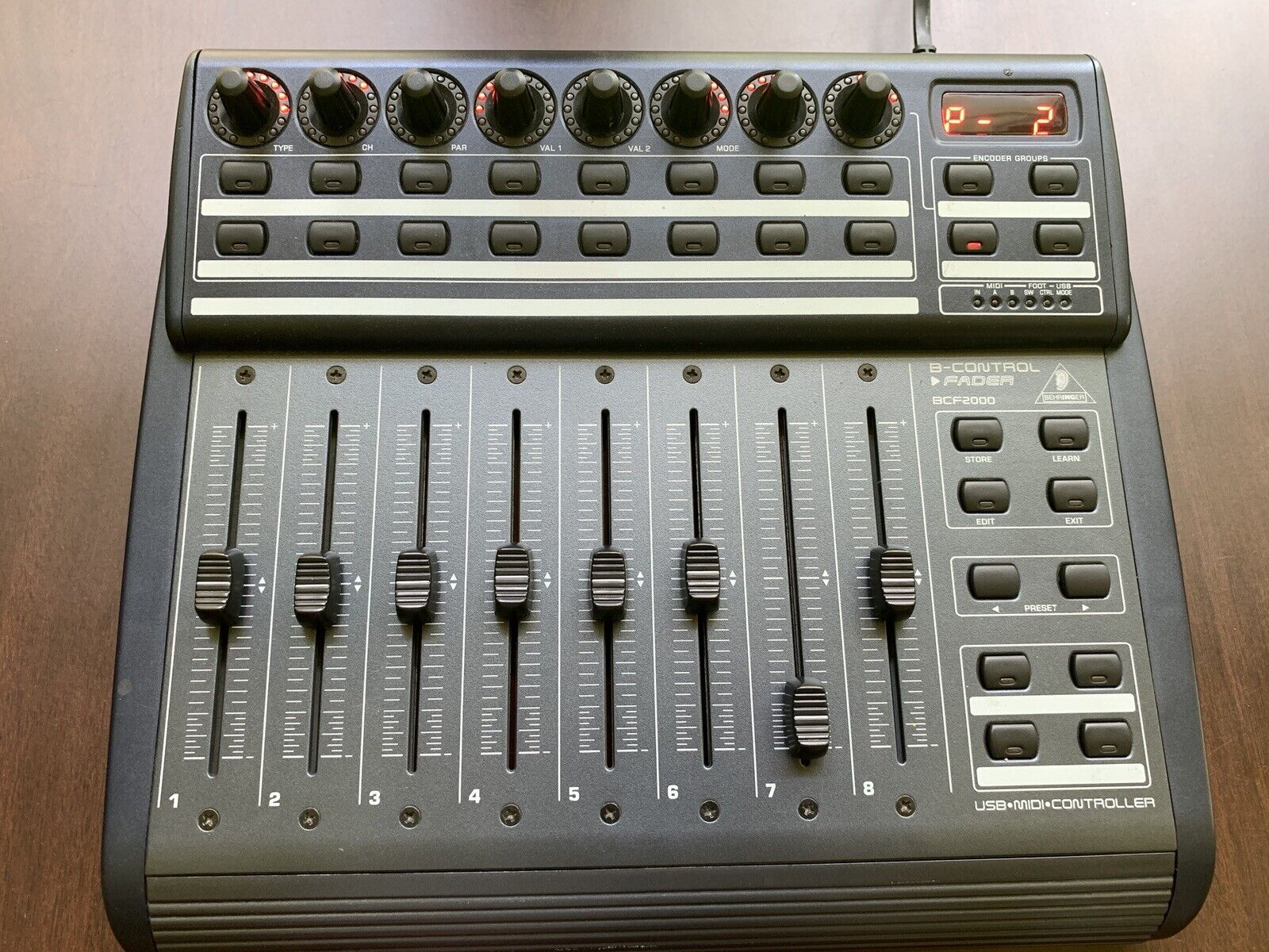 Behringer BCF2000 B-CONTROL FADER USB MIDI Controller - Fresh Stock Dated December 2025