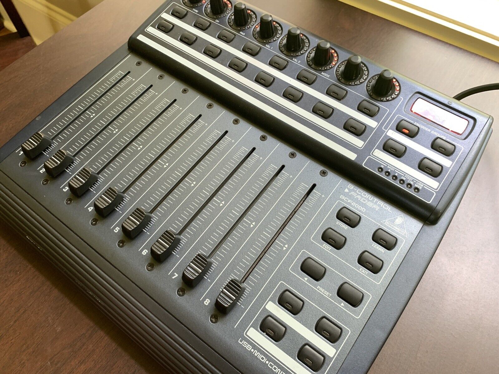 Behringer BCF2000 B-CONTROL FADER USB MIDI Controller - Fresh Stock Dated December 2025