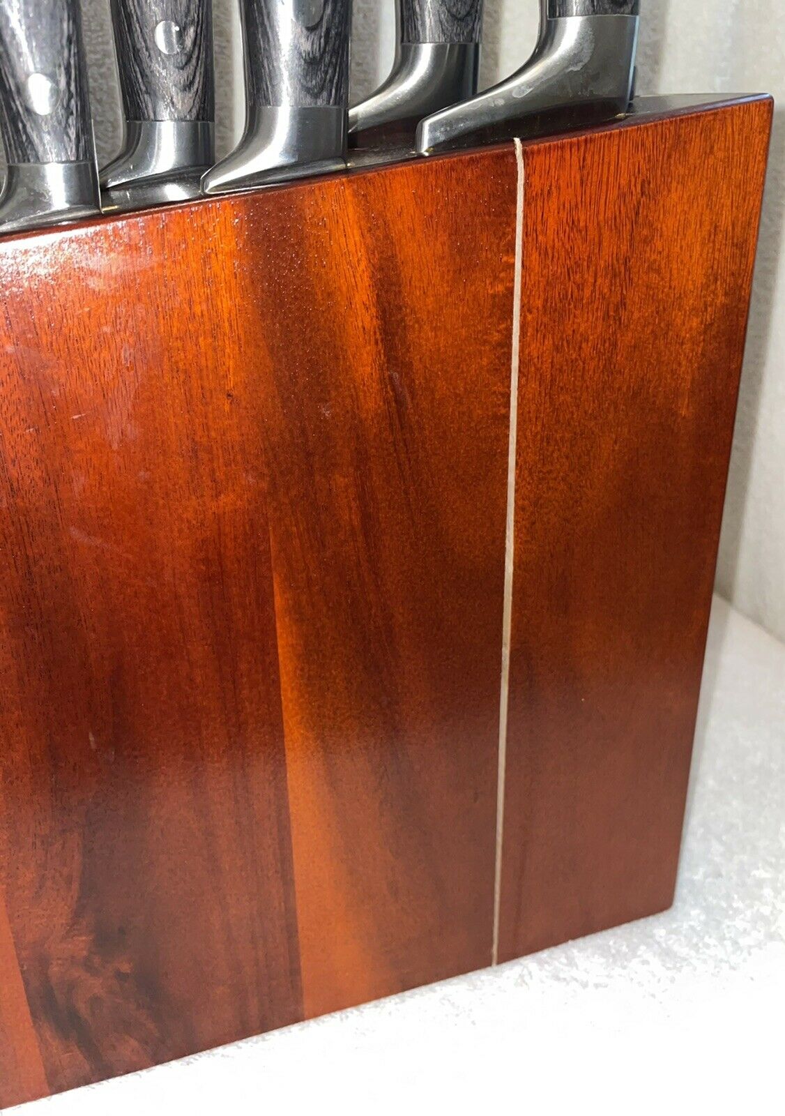 USED DALSTRONG Knife Block Set 8 Pc Gladiator Series German READ DESCRIPTION - Fresh Stock Dated January 2026