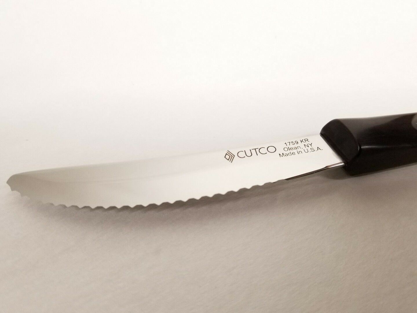 Brand New Cutco Steak/Table Knife #1759 Double D edge dark brown Handle - Fresh Stock Dated January 2026