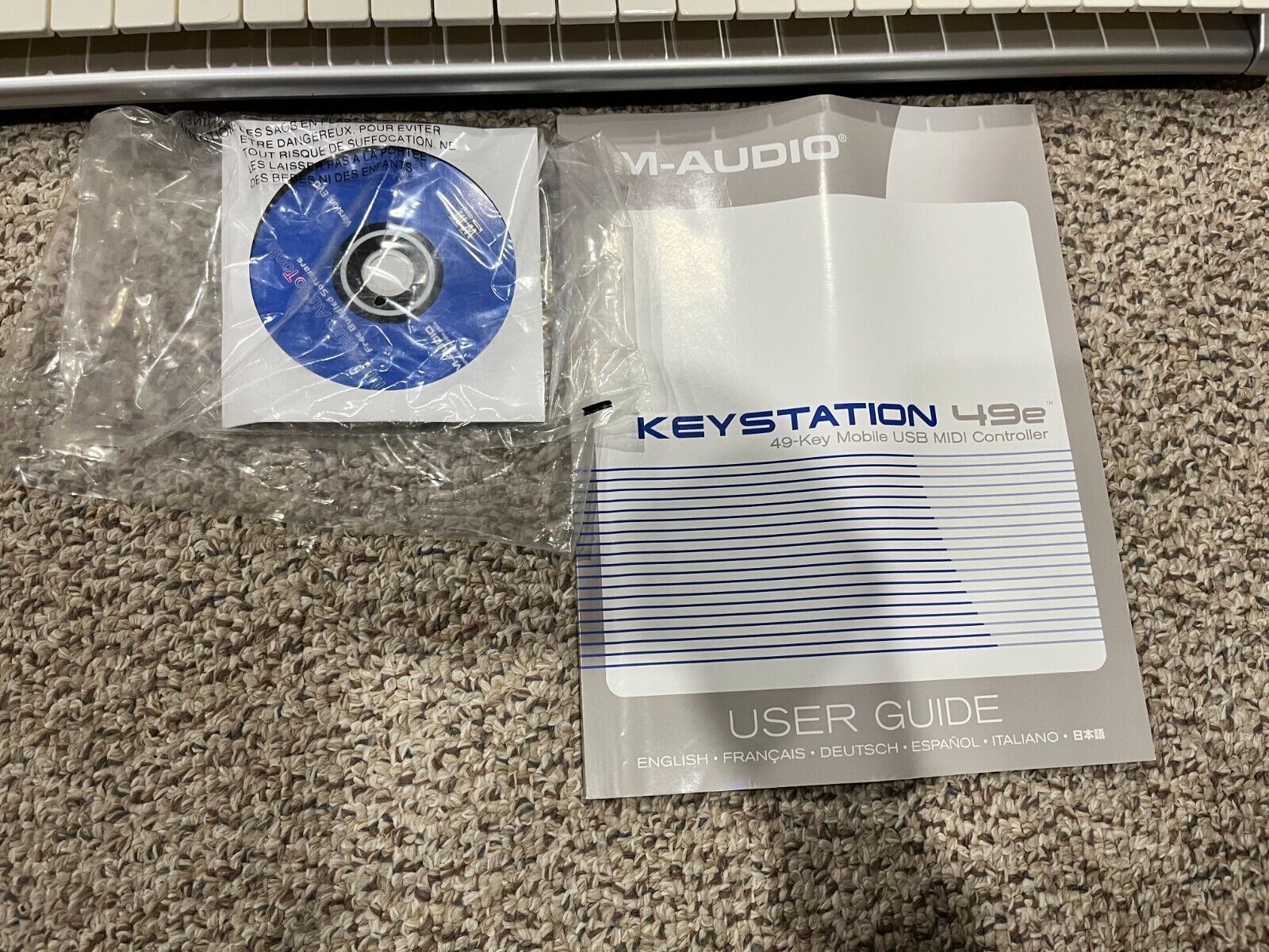 M-Audio Keystation 49e MIDI USB Keyboard Controller - Fresh Stock Dated December 2025