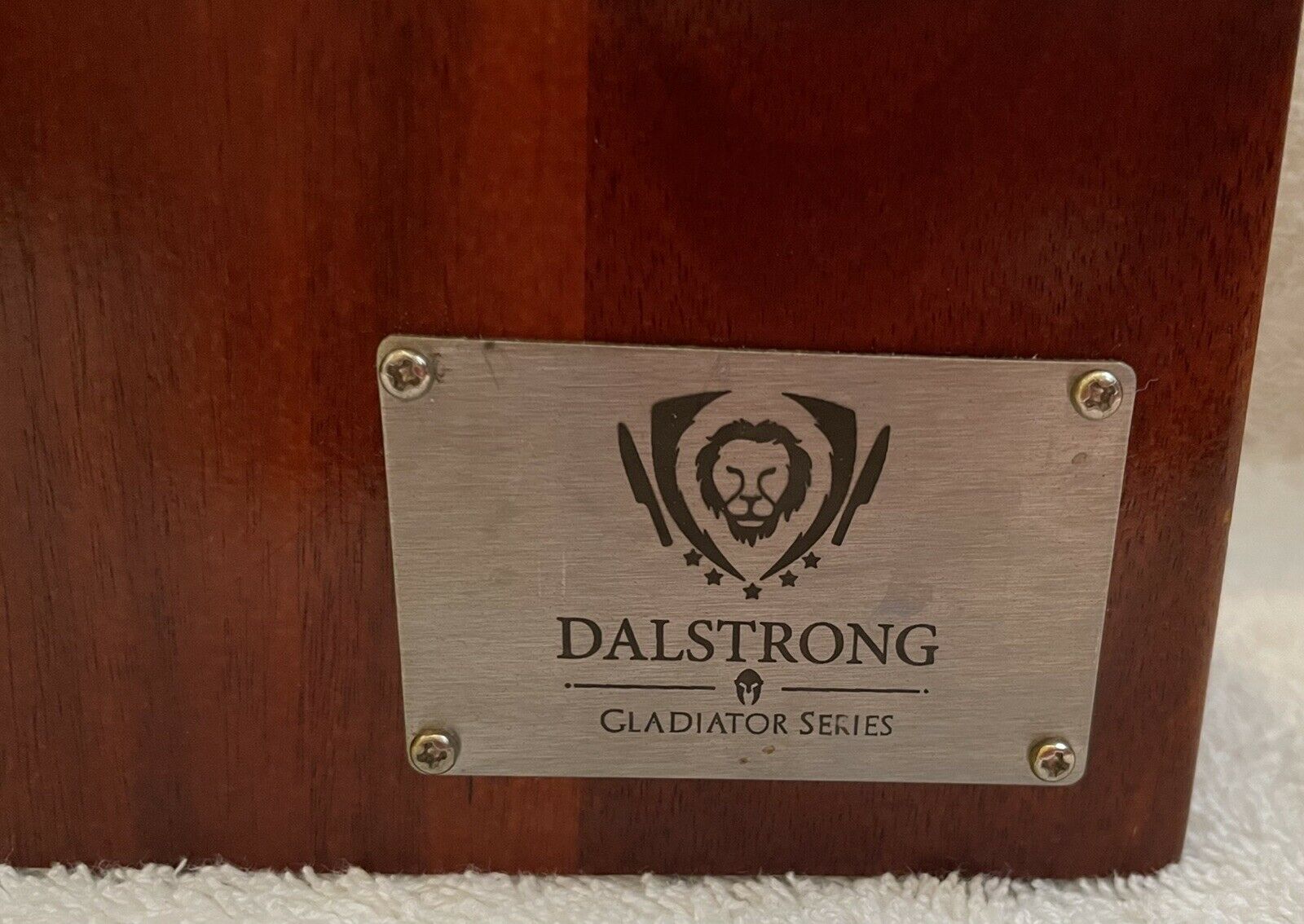 USED DALSTRONG Knife Block Set 8 Pc Gladiator Series German READ DESCRIPTION - Fresh Stock Dated January 2026