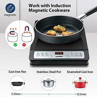 COMFEE’ 1800W Digital Electric Portable Induction Cooktop Countertop Burner, - Fresh Stock Dated February 2026