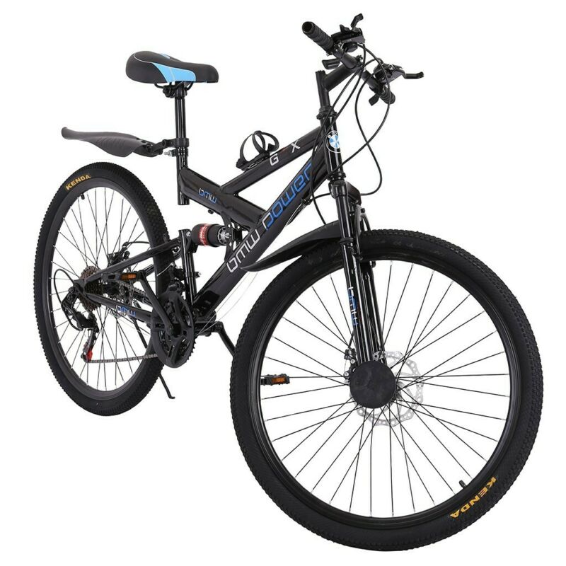 26in Carbon Steel Mountain Bike Shimanos21 Speed Bicycle Full Suspension MTB - Fresh Stock Dated January 2026
