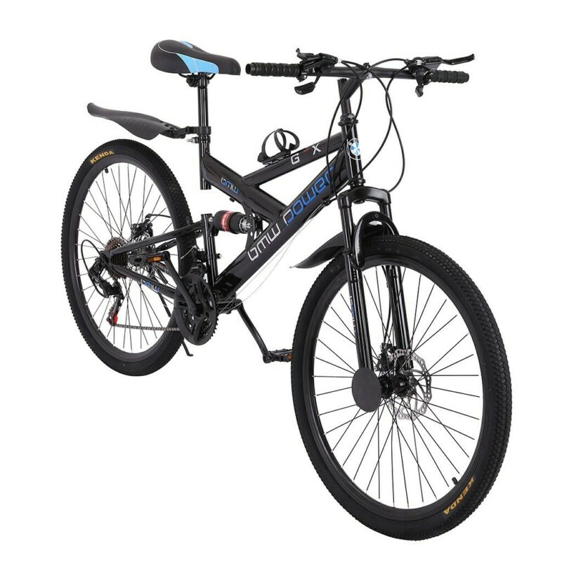 26in Carbon Steel Mountain Bike Shimanos21 Speed Bicycle Full Suspension MTB - Fresh Stock Dated January 2026