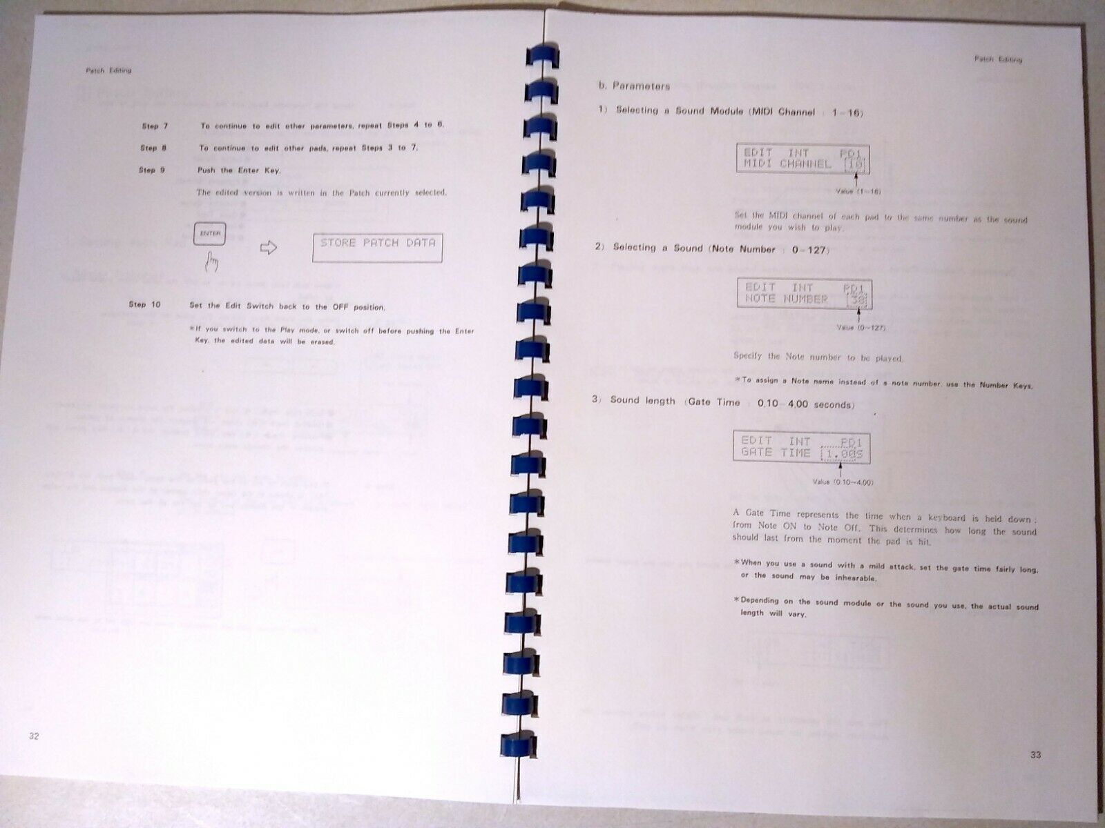 Roland Octapad II PAD-80 Owners Manual  FREE SHIPPING! - Fresh Stock Dated December 2025