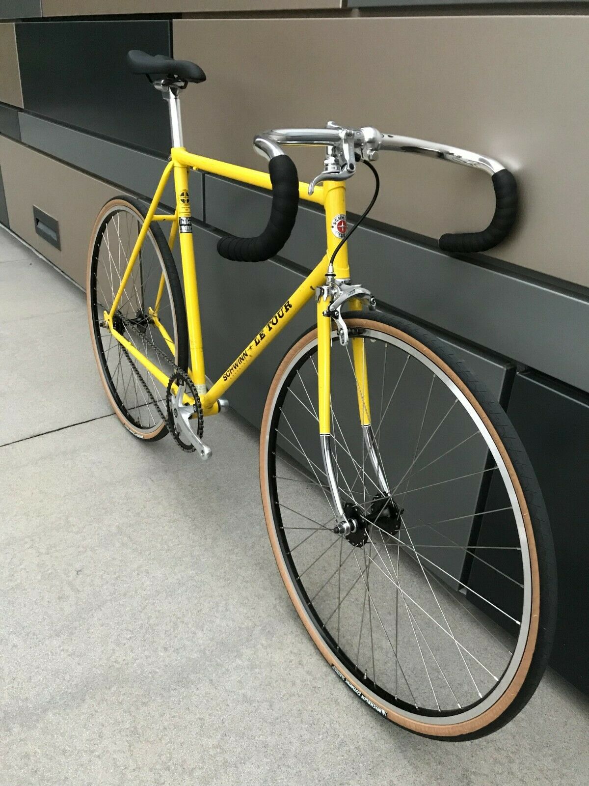 Schwinn Le Tour Vintage Mod Fixed Gear Single Speed Large 57cm Lugged Steel Road - Fresh Stock Dated December 2025