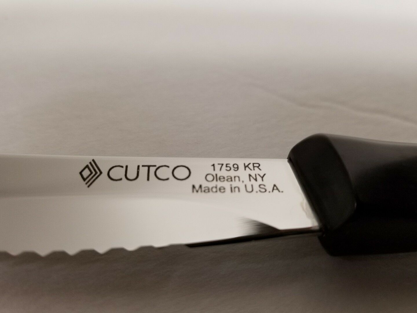 Brand New Cutco Steak/Table Knife #1759 Double D edge dark brown Handle - Fresh Stock Dated January 2026