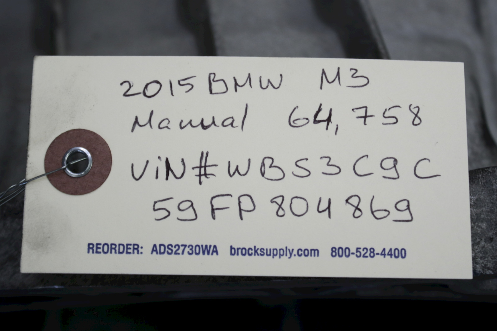 2015 - 2020 BMW M3 M4 F80 F82 F83 6-Speed Manual Transmission Gearbox 65000mls - Fresh Stock Dated December 2025