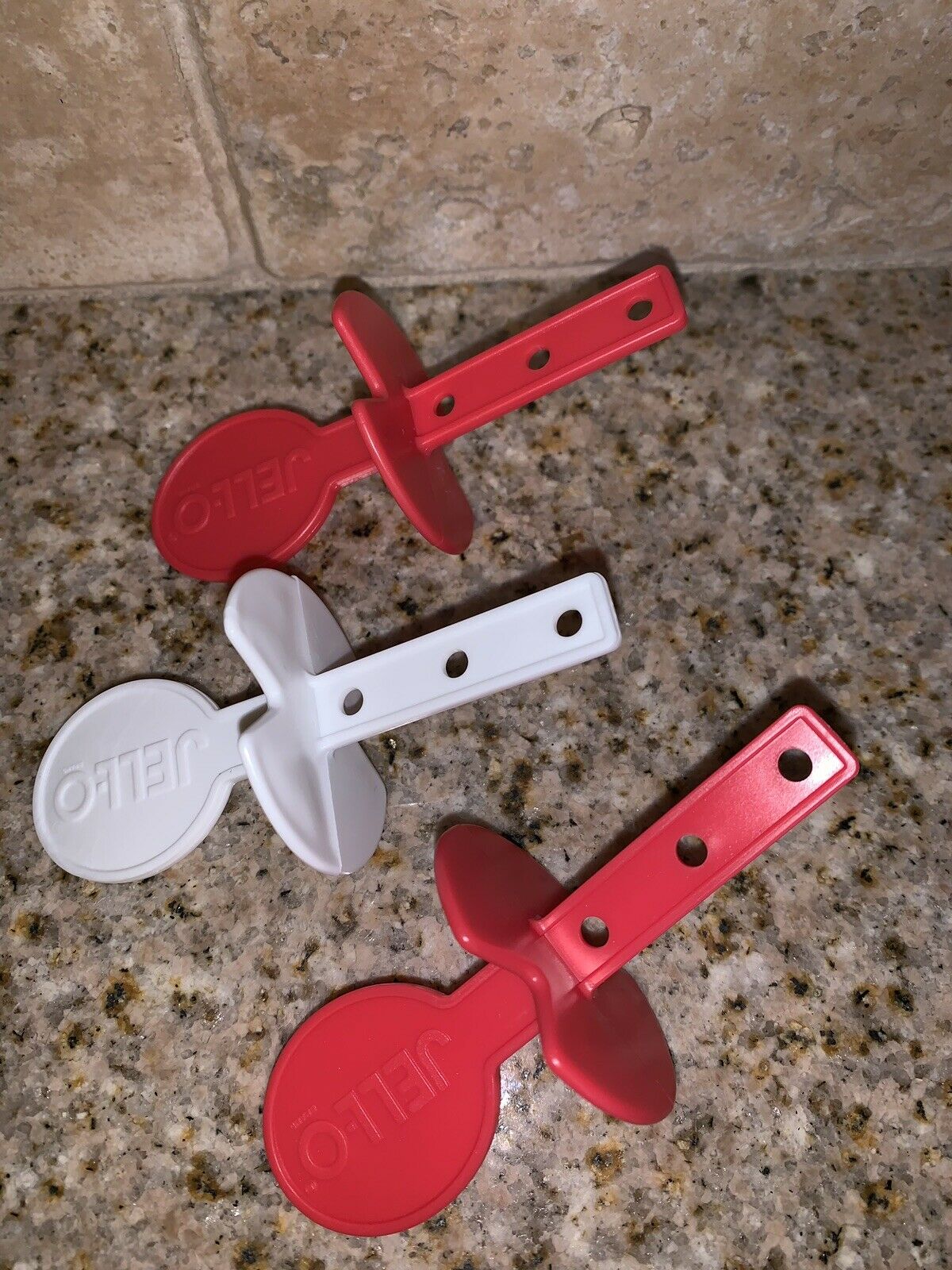 Lot of 6 JELLO JELL-O Popsicle Frozen Pop Maker Sticks Red White NEW #1134 - Fresh Stock Dated February 2026