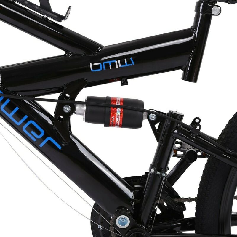 26in Carbon Steel Mountain Bike Shimanos21 Speed Bicycle Full Suspension MTB - Fresh Stock Dated January 2026