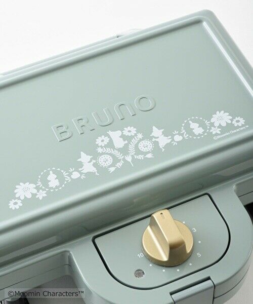 BRUNO MOOMIN Hot Sand Maker Double BOE051-BGR NEW Japan AC 100V - Fresh Stock Dated February 2026