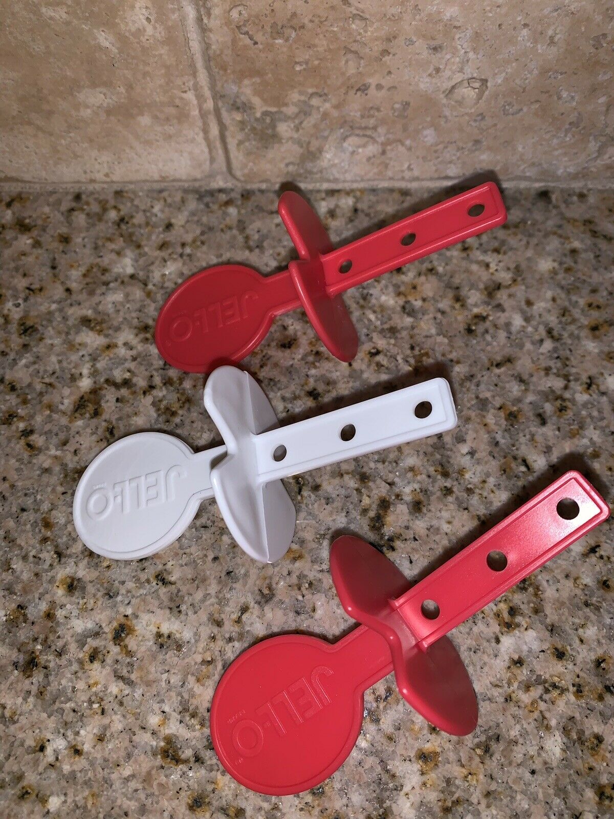 Lot of 6 JELLO JELL-O Popsicle Frozen Pop Maker Sticks Red White NEW #1134 - Fresh Stock Dated February 2026