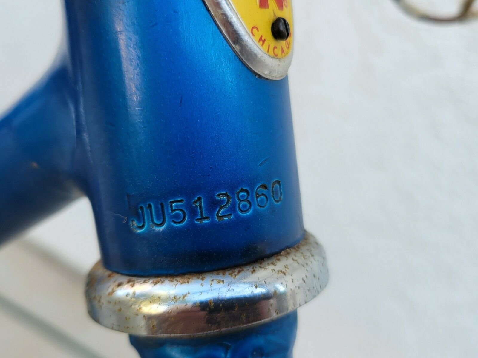 Vintage Schwinn Bantam Child's Bike, Blue, Chicago Built, All Original - Fresh Stock Dated January 2026