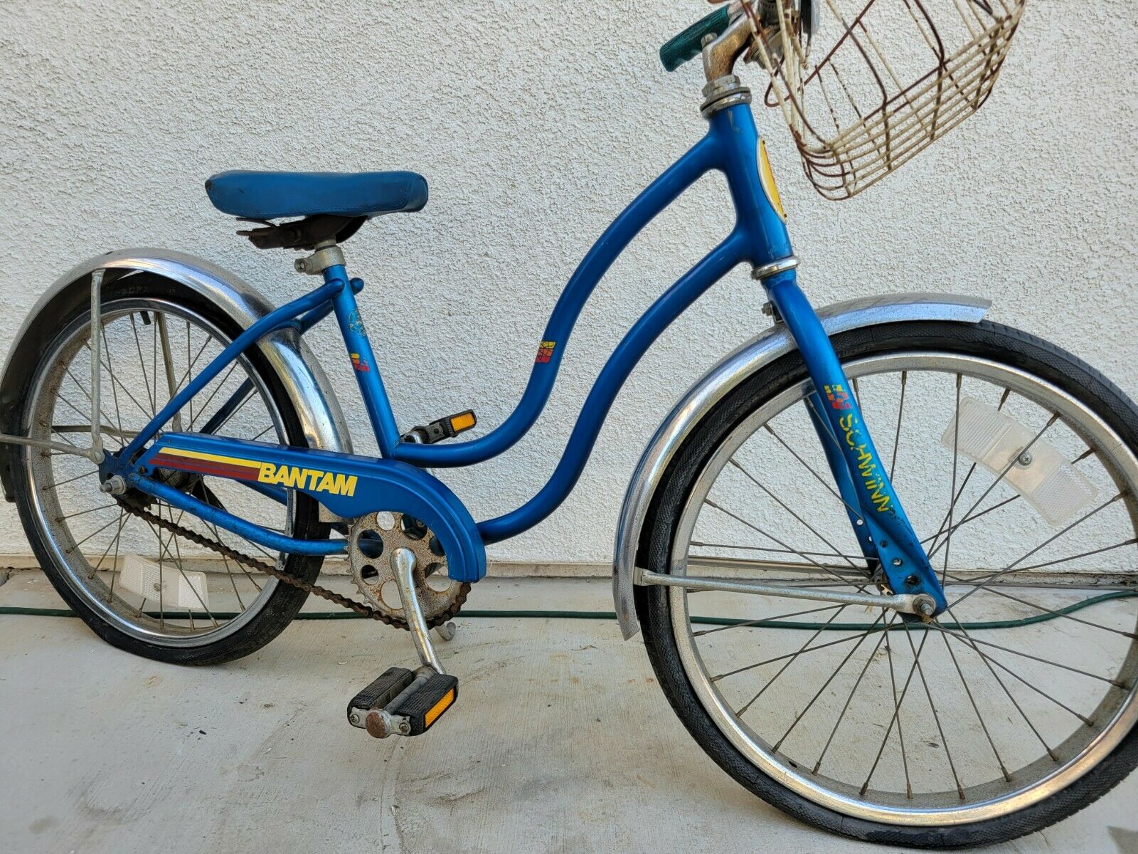 Vintage Schwinn Bantam Child's Bike, Blue, Chicago Built, All Original - Fresh Stock Dated January 2026