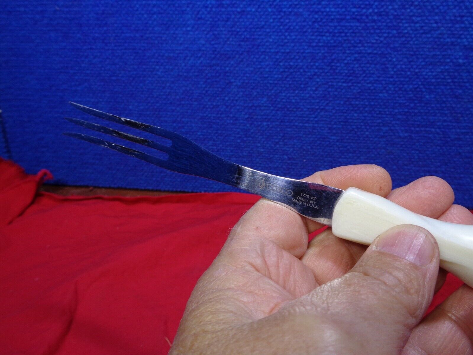 Cutco FORK 1726KC Pearl White Handle #10 - Fresh Stock Dated January 2026