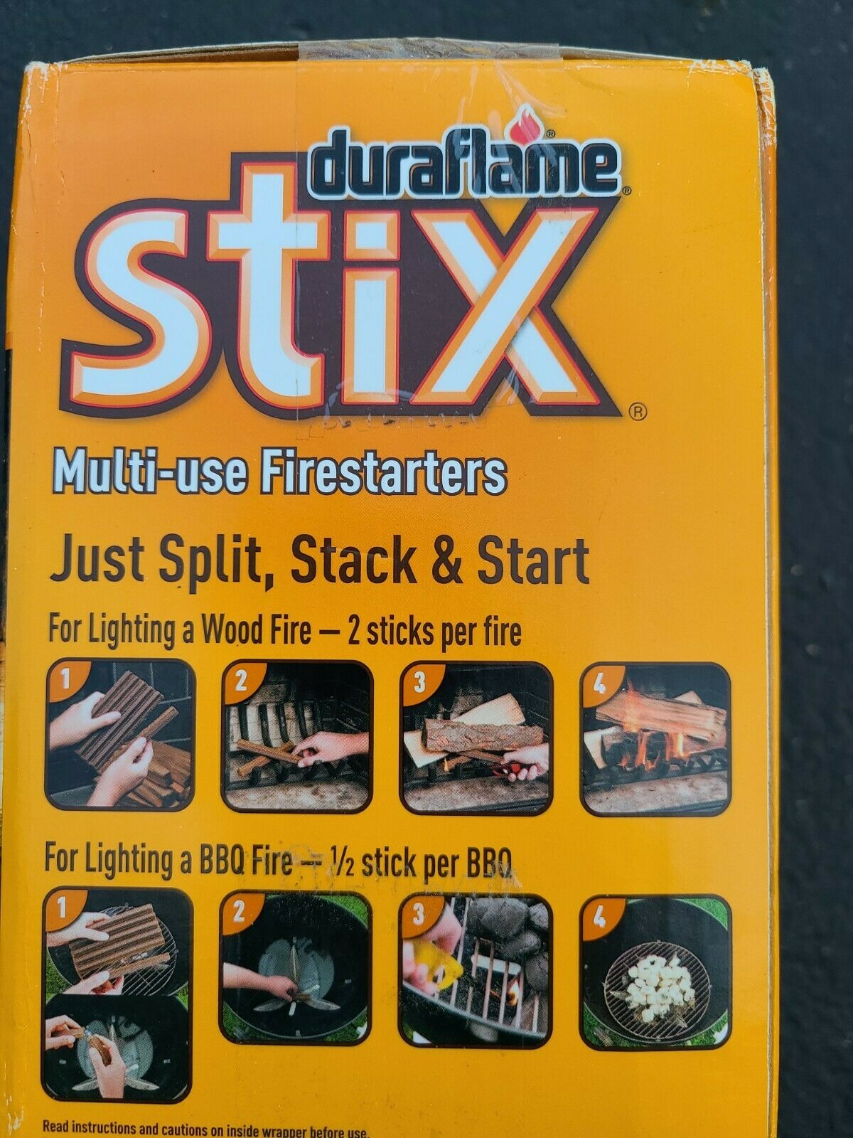 Duraflame Stix Multi-use Firelighters Light Wood Or Charcoal Fires 12pk - Fresh Stock Dated January 2026