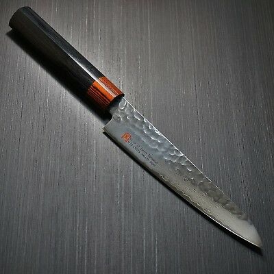 Japanese SETO Hammered 33 Layers Nickel Damascus VG10 Petty Utility Knife 150mm - Fresh Stock Dated January 2026