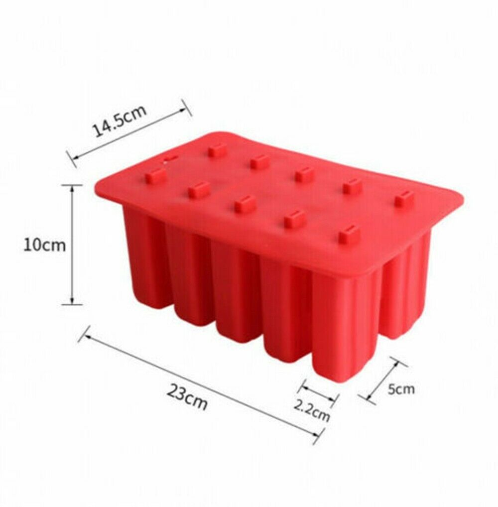 Large Popsicle Molds Food Grade Silicone Frozen Juice Ice Cream Pop Maker Mold - Fresh Stock Dated January 2026