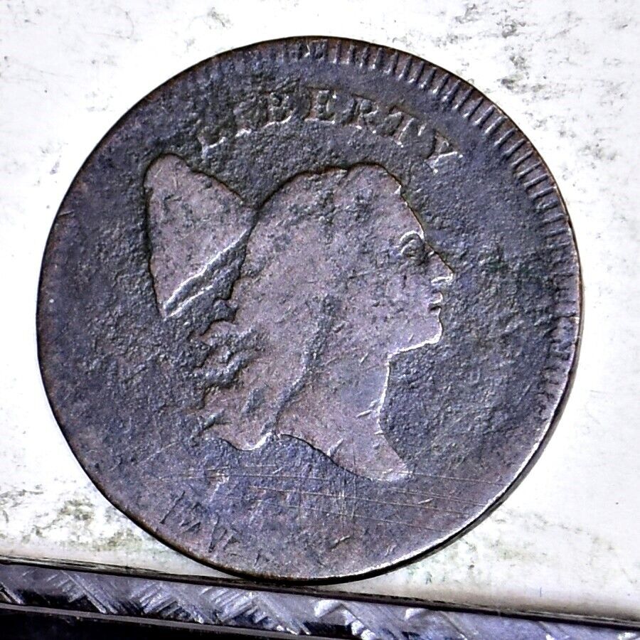 1795 Half Cent - No Pole - VG/F Details (#46111) - Fresh Stock Dated December 2025