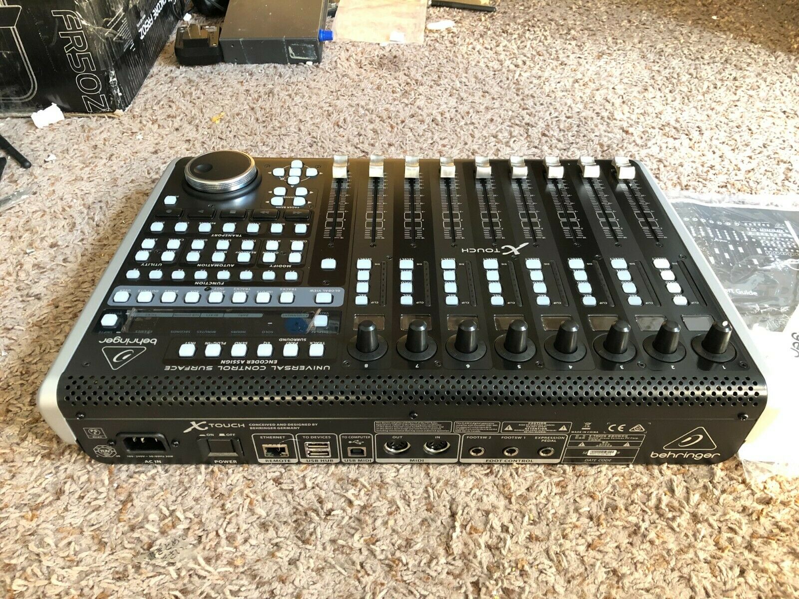 Behringer X-TOUCH Universal DAW Control Surface logic ableton pro tools mackie - Fresh Stock Dated December 2025