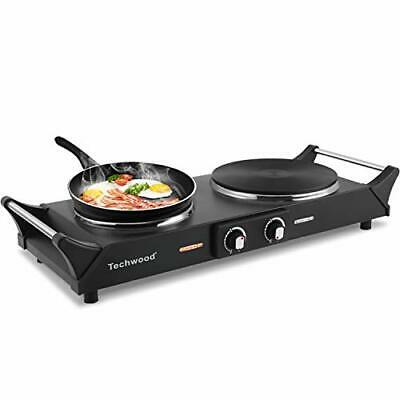 1800W Hot Plate Portable Electric Stove Cast Iron Stove Double Burner - Fresh Stock Dated January 2026