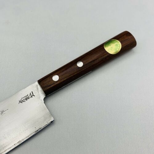 <Sharpened> Japanese Chef's Kitchen Knife 東金明 Nakiri 165/295 From Japan SS702 - Fresh Stock Dated January 2026