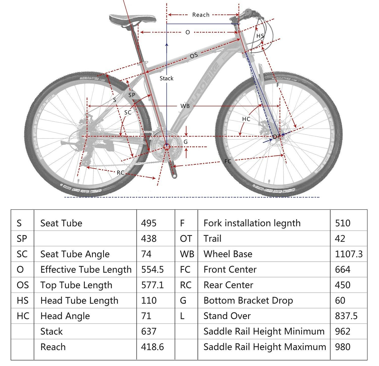 Alumimium Frame Mountain Bike 29