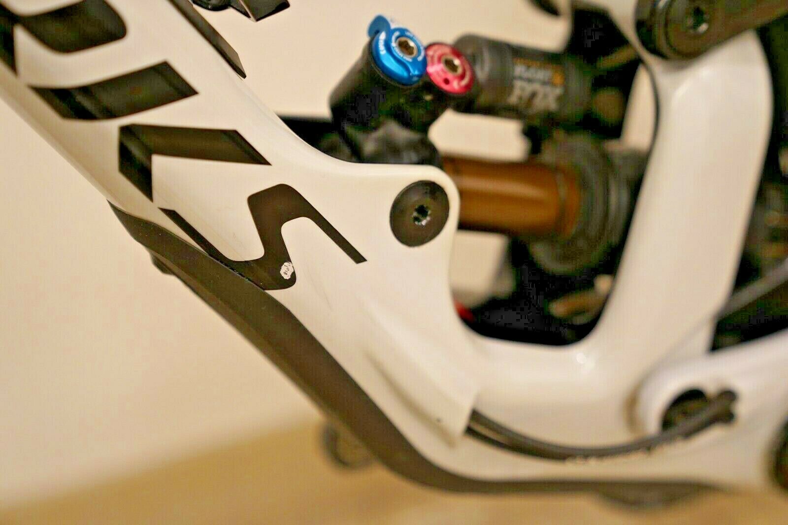 2020 Specialized S-Works Enduro Carbon 29 Dove Gray/Black/Rocket Red Size S3 - Fresh Stock Dated December 2025