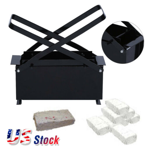 DIY Log Maker Paper Briquette Fireplace Newspaper Recycle Brick New Stove Fuel - Fresh Stock Dated December 2025