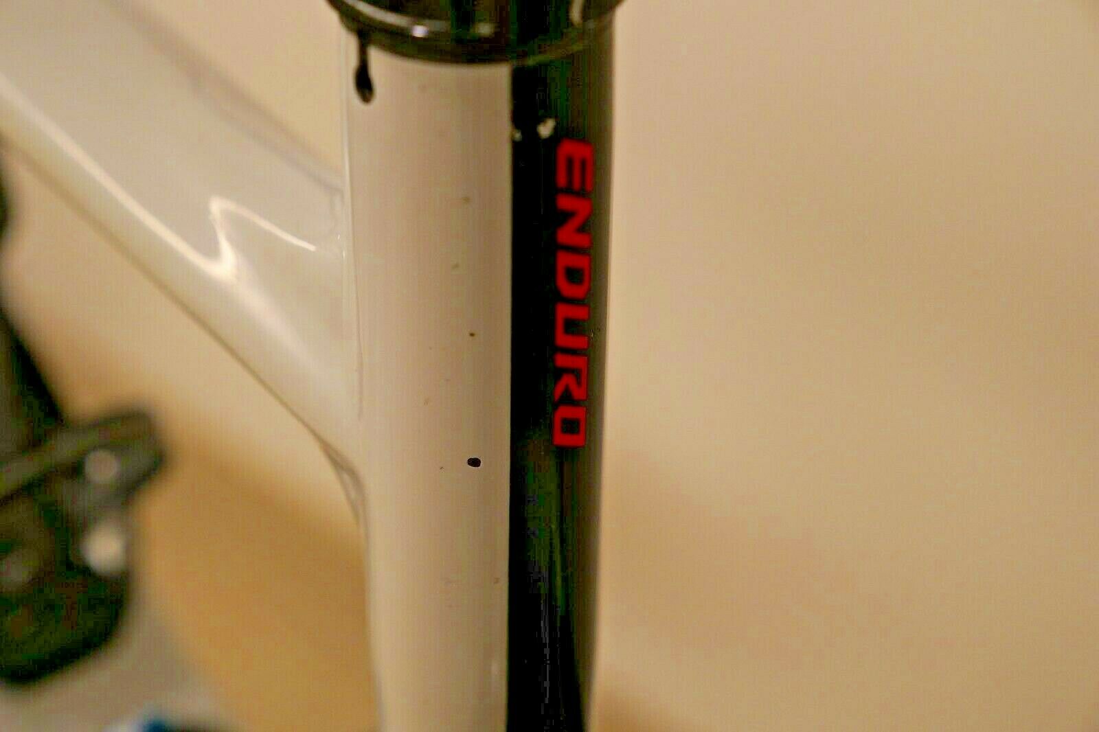 2020 Specialized S-Works Enduro Carbon 29 Dove Gray/Black/Rocket Red Size S3 - Fresh Stock Dated December 2025