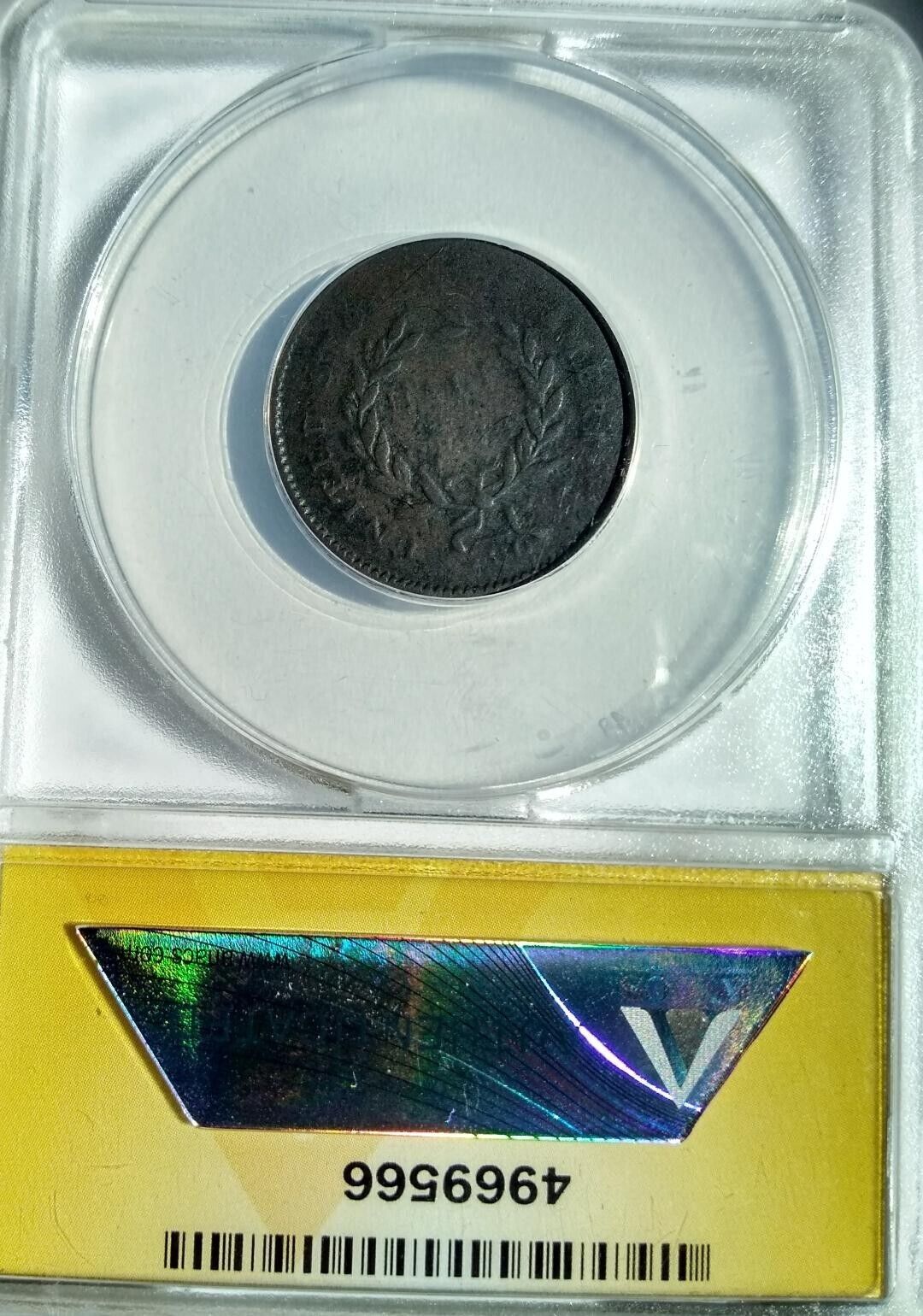 1794 half cent 1/2c  Liberty Cap C-1A - Lg Edge Letters BN - ANACS F 12 - Fresh Stock Dated December 2025