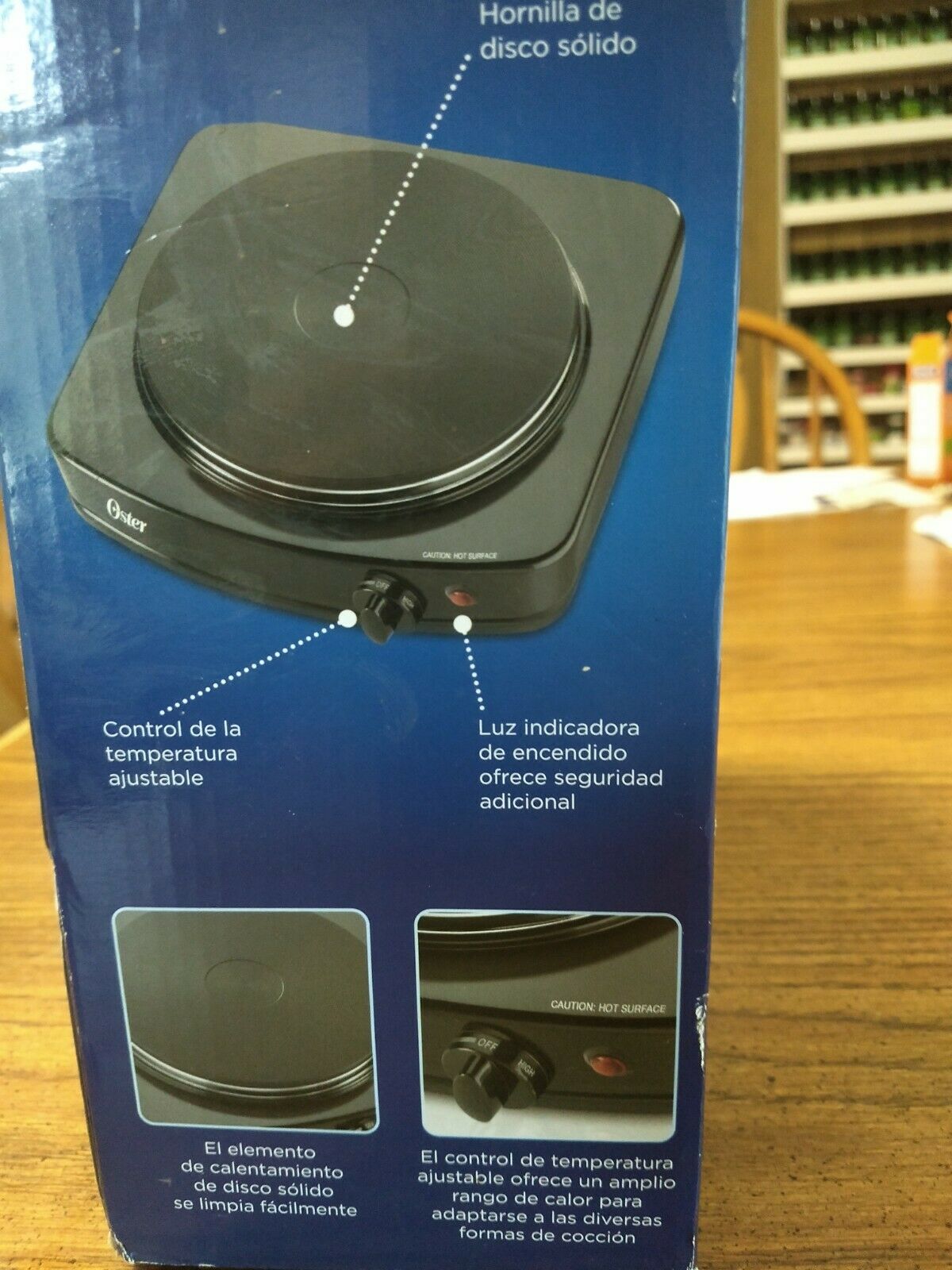 Oster CKSTSB100B015 900Watts Single Burner - Fresh Stock Dated February 2026