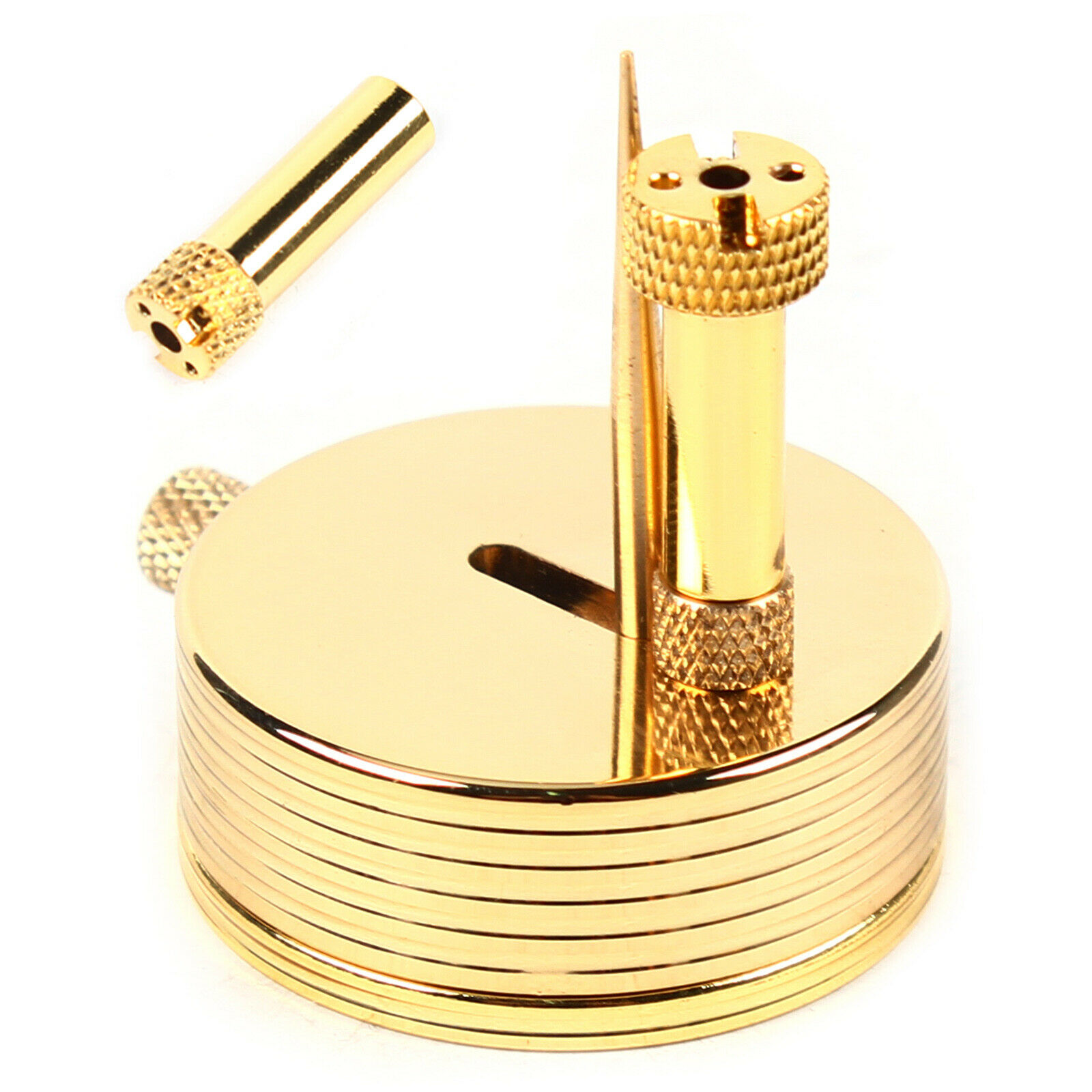 Brass Stand Adjustable Support Watch Balanced Holder Base Watchmaker Heavy Duty - Fresh Stock Dated December 2025