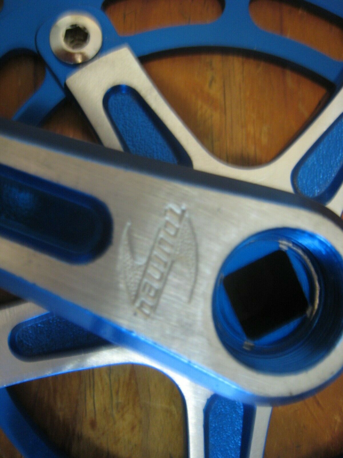 BLUE Takagi Tourney 165 Drive Side Crank 44 C RING OLD SCHOOL BMX MINTY UNUSED - Fresh Stock Dated December 2025
