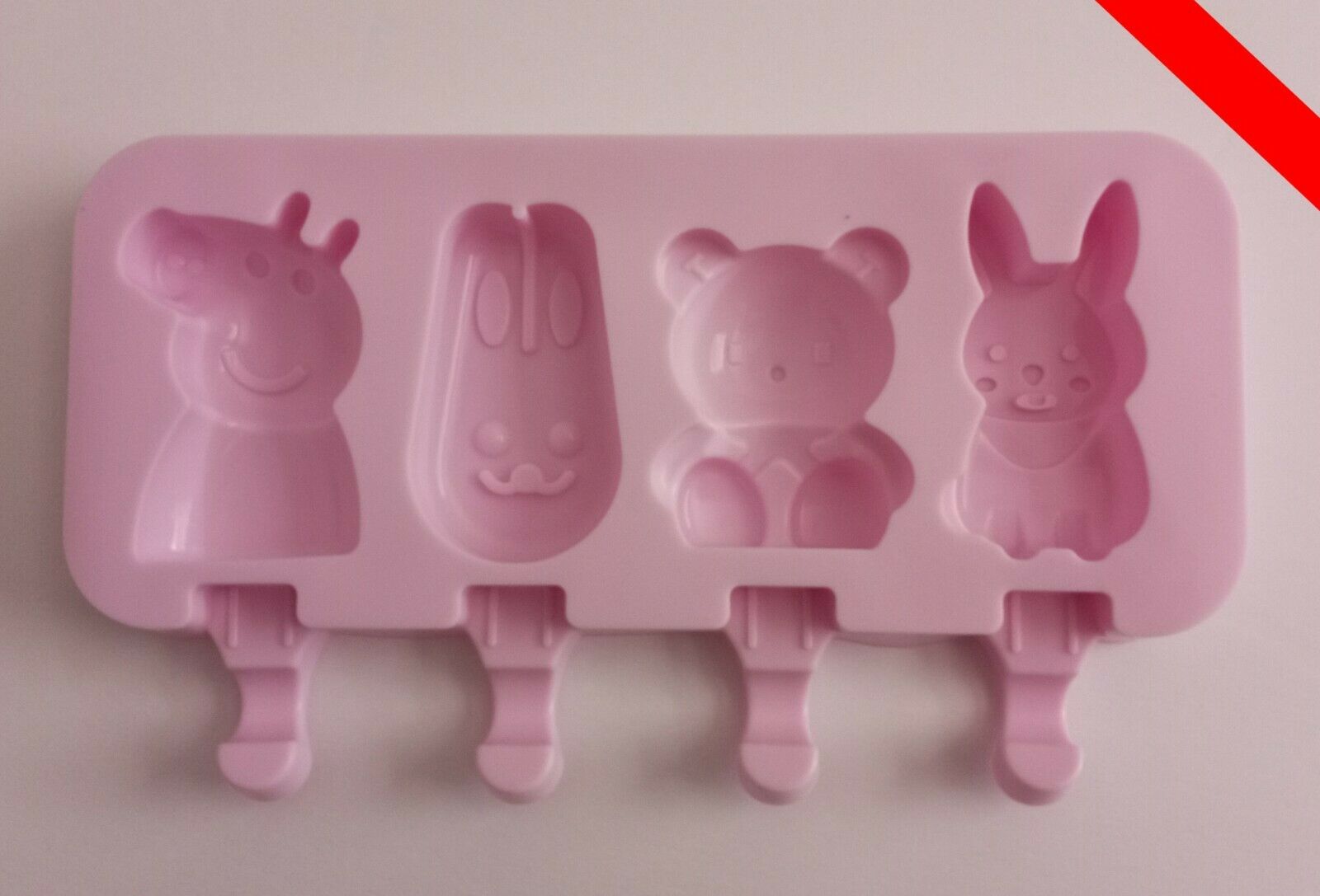 DIY Silicone Ice Cream Pop Mold Juice Popsicle Fruit Popsicle Maker 2 Pcs - Fresh Stock Dated February 2026