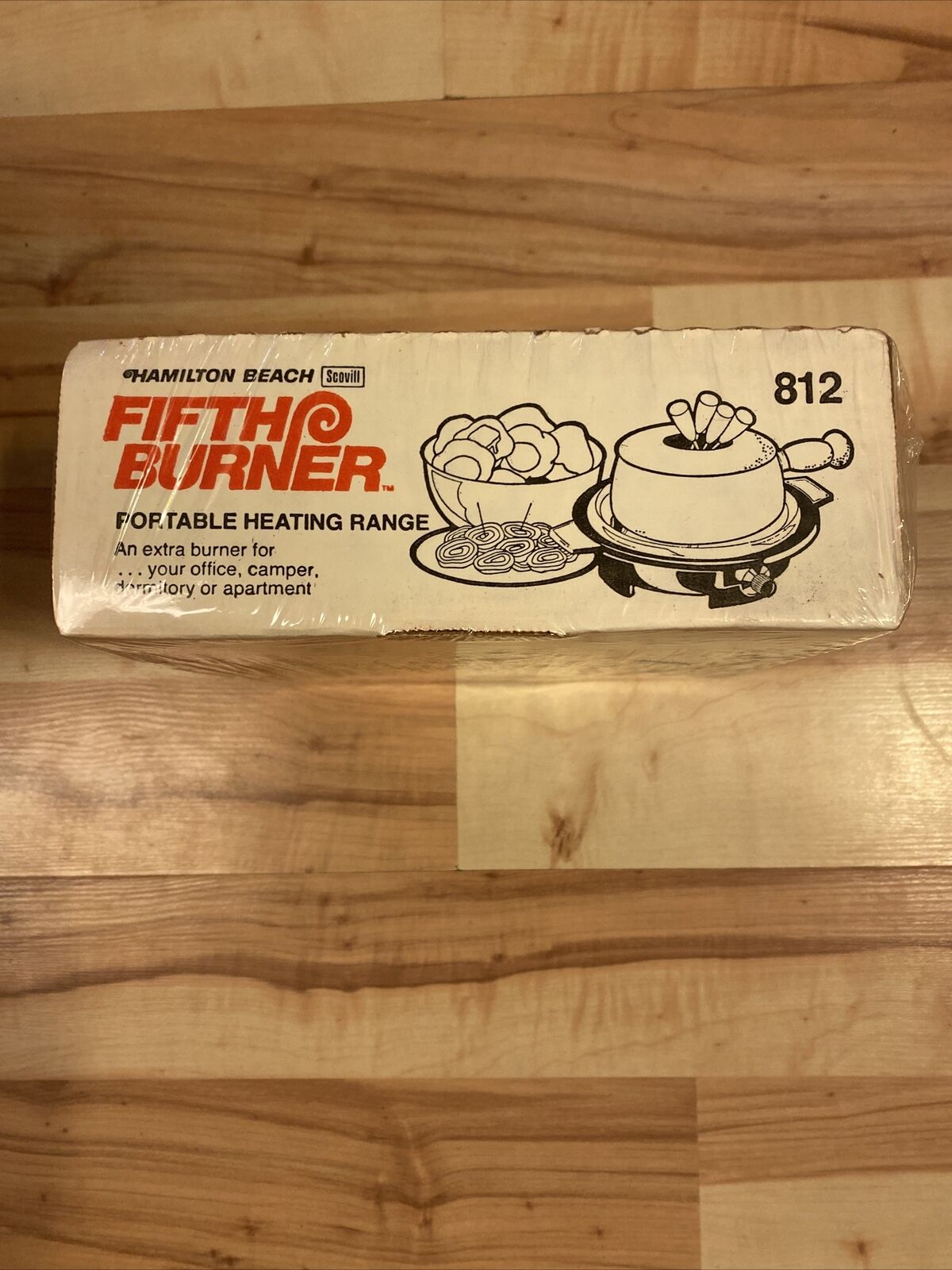 VTG NOS Hamilton Beach Fifth Burner Portable Hot Plate Model 812 U.S.A 750 Watts - Fresh Stock Dated February 2026