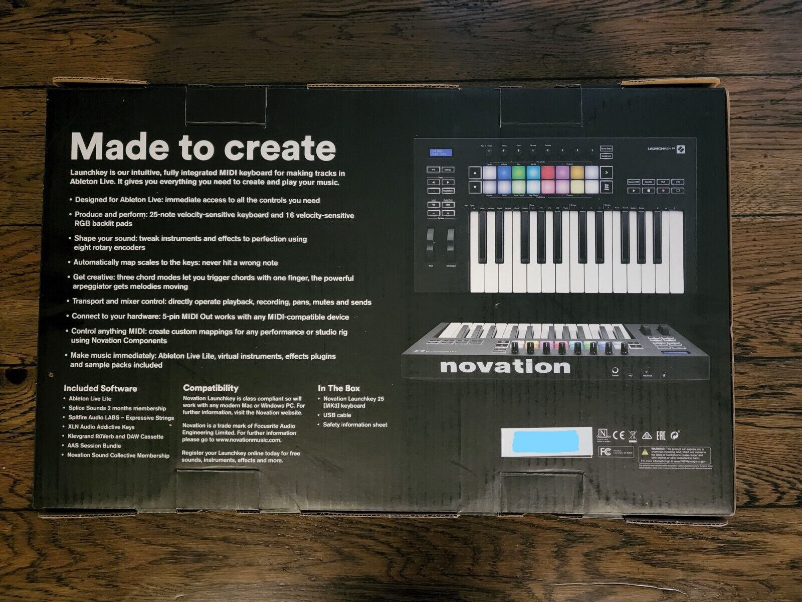 Novation Launchkey 25 MK3 25-Key USB MIDI Ableton Live Keyboard Controller - Fresh Stock Dated December 2025