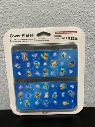 Pokemon 3DS Cover Plates - New Sealed - for New Nintendo 3DS -Pikachu Charmander - Fresh Stock Dated February 2026