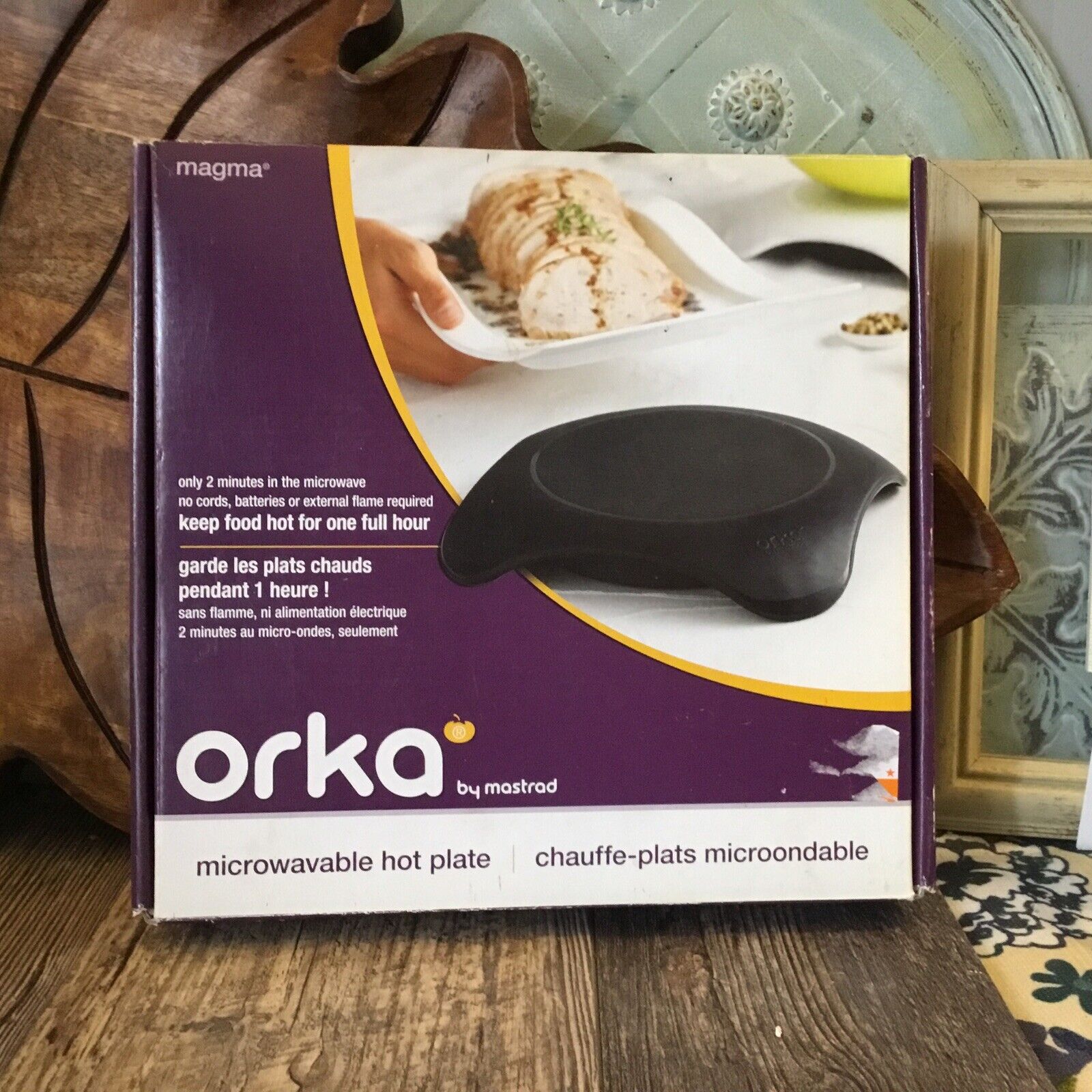 Magma Microwavable Hot Plate By Mastrad Black Silicone Free Shipping - Fresh Stock Dated February 2026