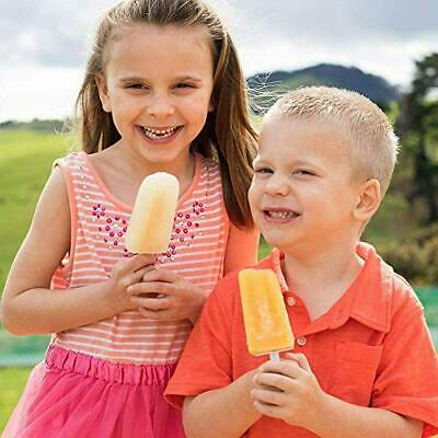 Popsicle Molds Maker 4 Pieces Silicone Ice Pop Ice Cream Reusable Easy Release - Fresh Stock Dated February 2026
