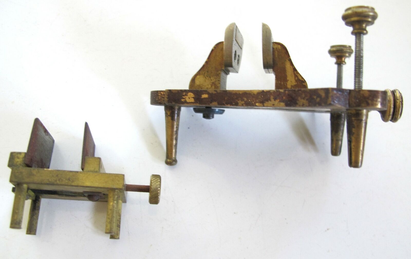 Lot Two (2) BALANCE POISES - Brass with Metal & Agate Jaws - Watch Repair Tools - Fresh Stock Dated December 2025