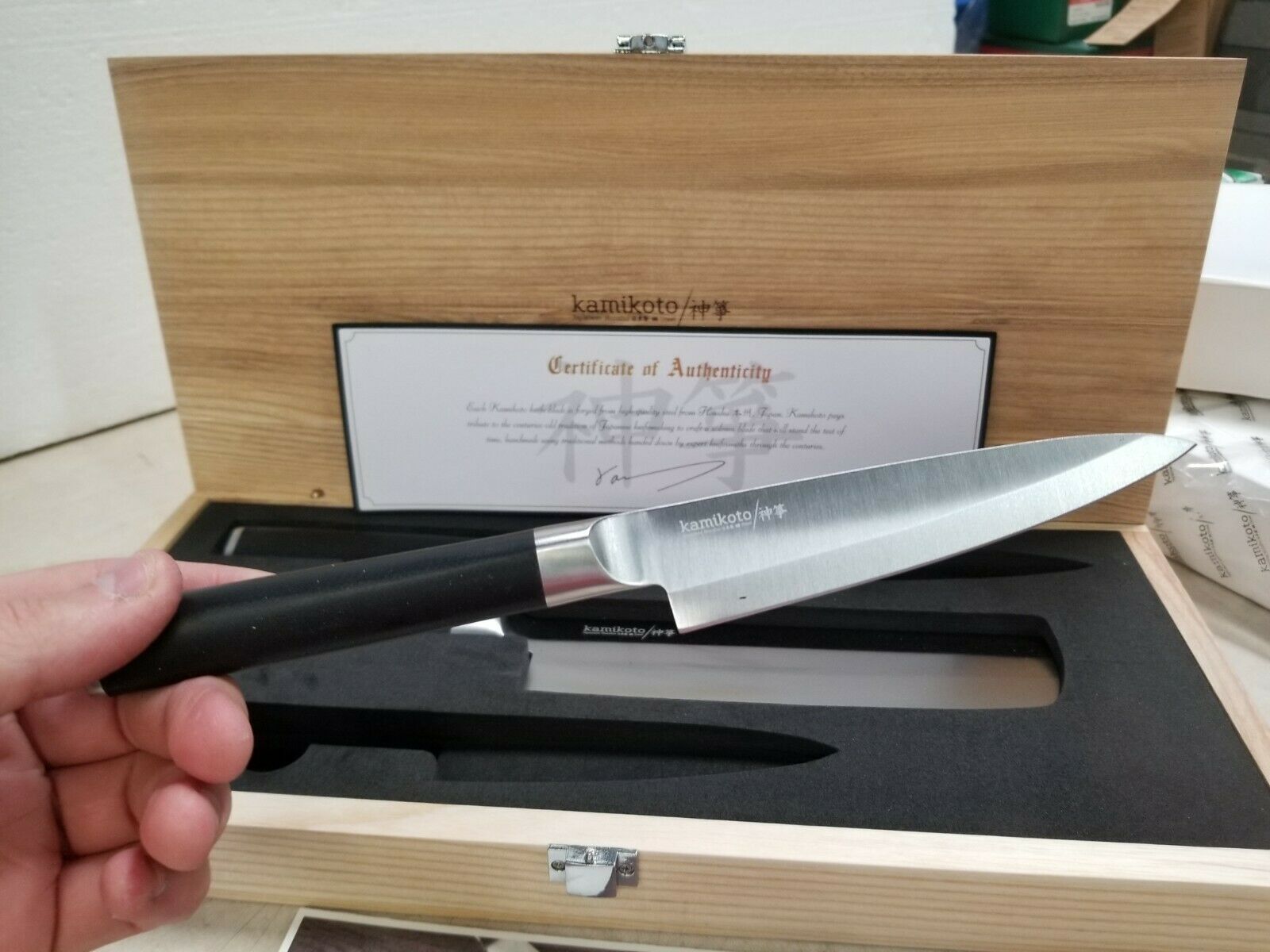 Kamikoto Kanepki Knife Set w/ Presentation Box, Open Box - Fresh Stock Dated January 2026