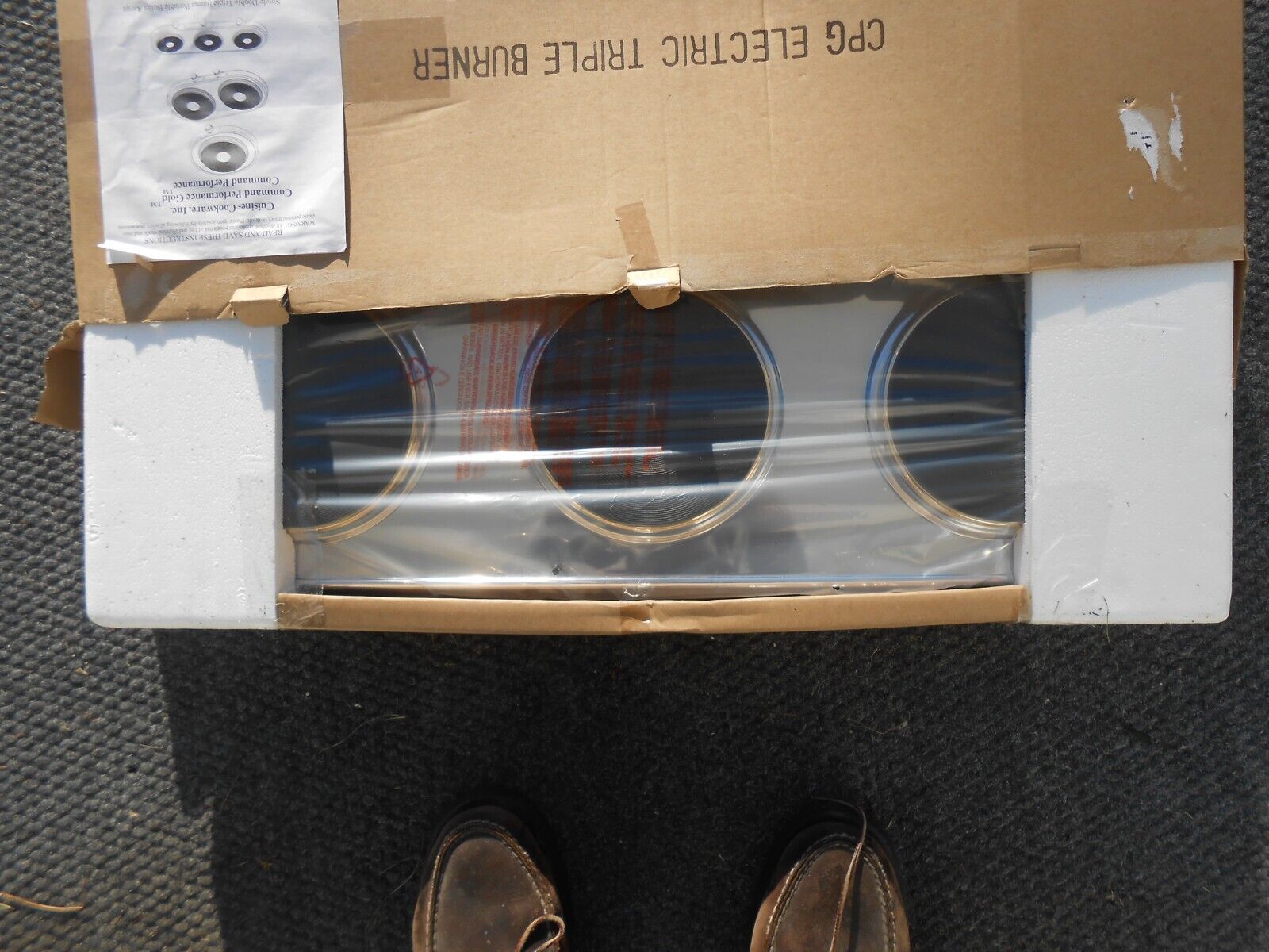 Cuisine Cookware Command Performance Gold MK-337 Triple Burner New w/o Box READ - Fresh Stock Dated February 2026