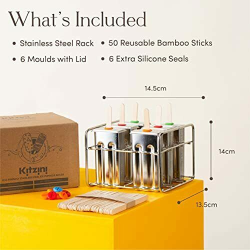 Stainless Steel Popsicle Molds BPA Free – Eco Friendly, Rust-Resistant Popsicle - Fresh Stock Dated February 2026