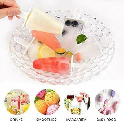 Popsicle Molds Maker 4 Pieces Silicone Ice Pop Ice Cream Reusable Easy Release - Fresh Stock Dated February 2026
