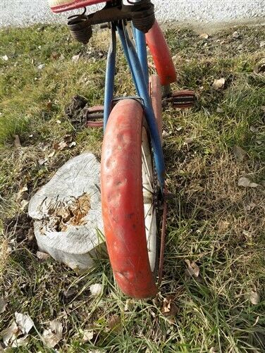 Murray Childs Bike Red White Blue Bicycle Troxel Seat Clipper Tires Vintage - Fresh Stock Dated December 2025